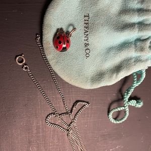 Tiffany and Co. retired lady bug necklace
